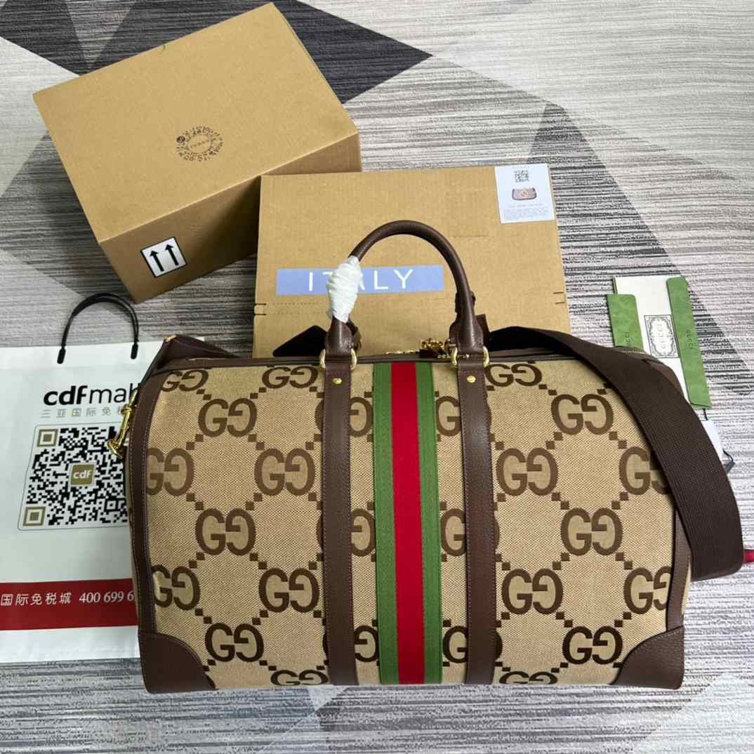 Gvc*1 Savoy Small Duffle Bag Brown 17.3 in/43 cm 724642 UKMKG 8396