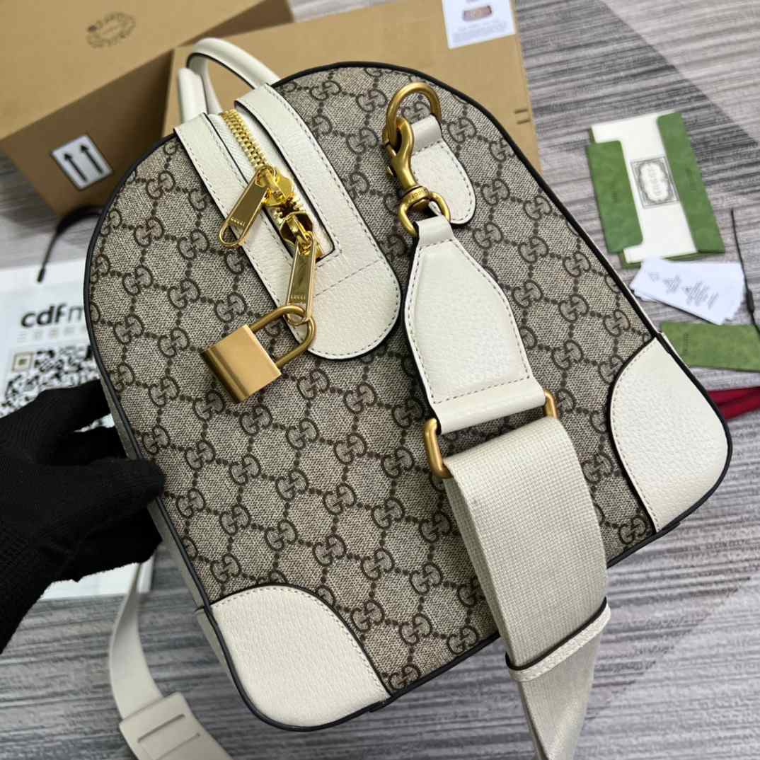 Gvc*1 Savoy Small Duffle Bag Beige/Grey 17.3 in/43 cm 724642 UULDT 9684