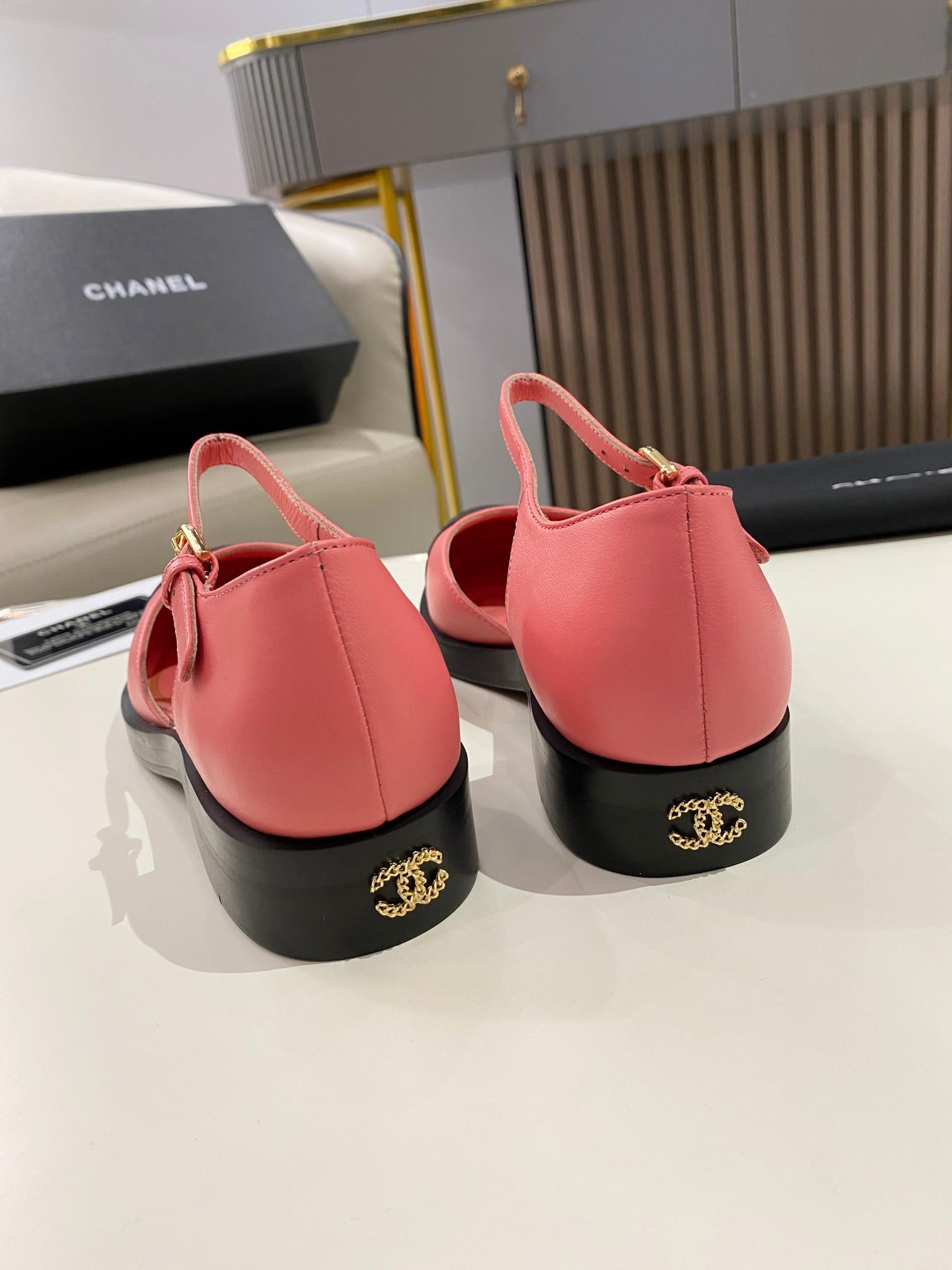 Ch**el Mary Janes Pink For Women