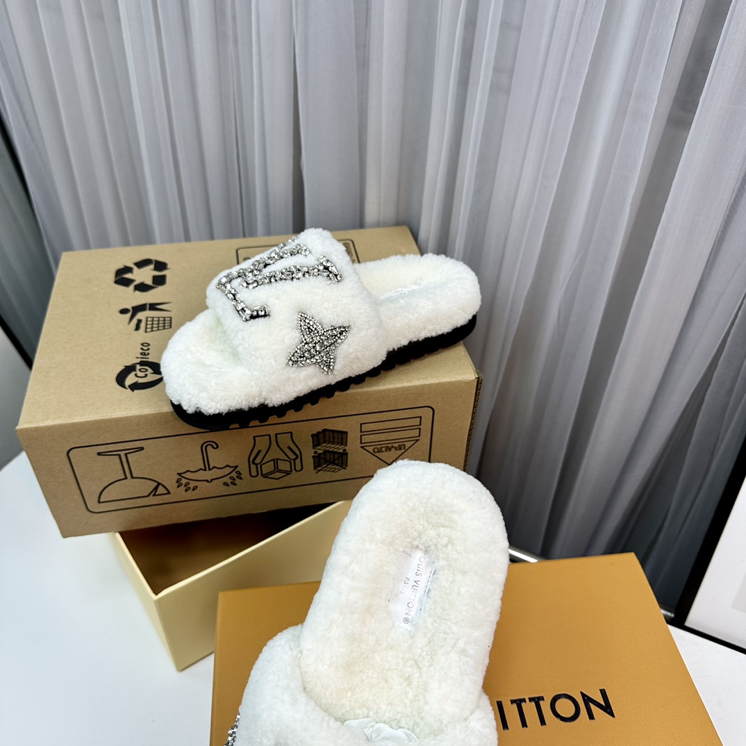 L0vis Vvtt0n Paseo Flat Comfort Mule White For Women
