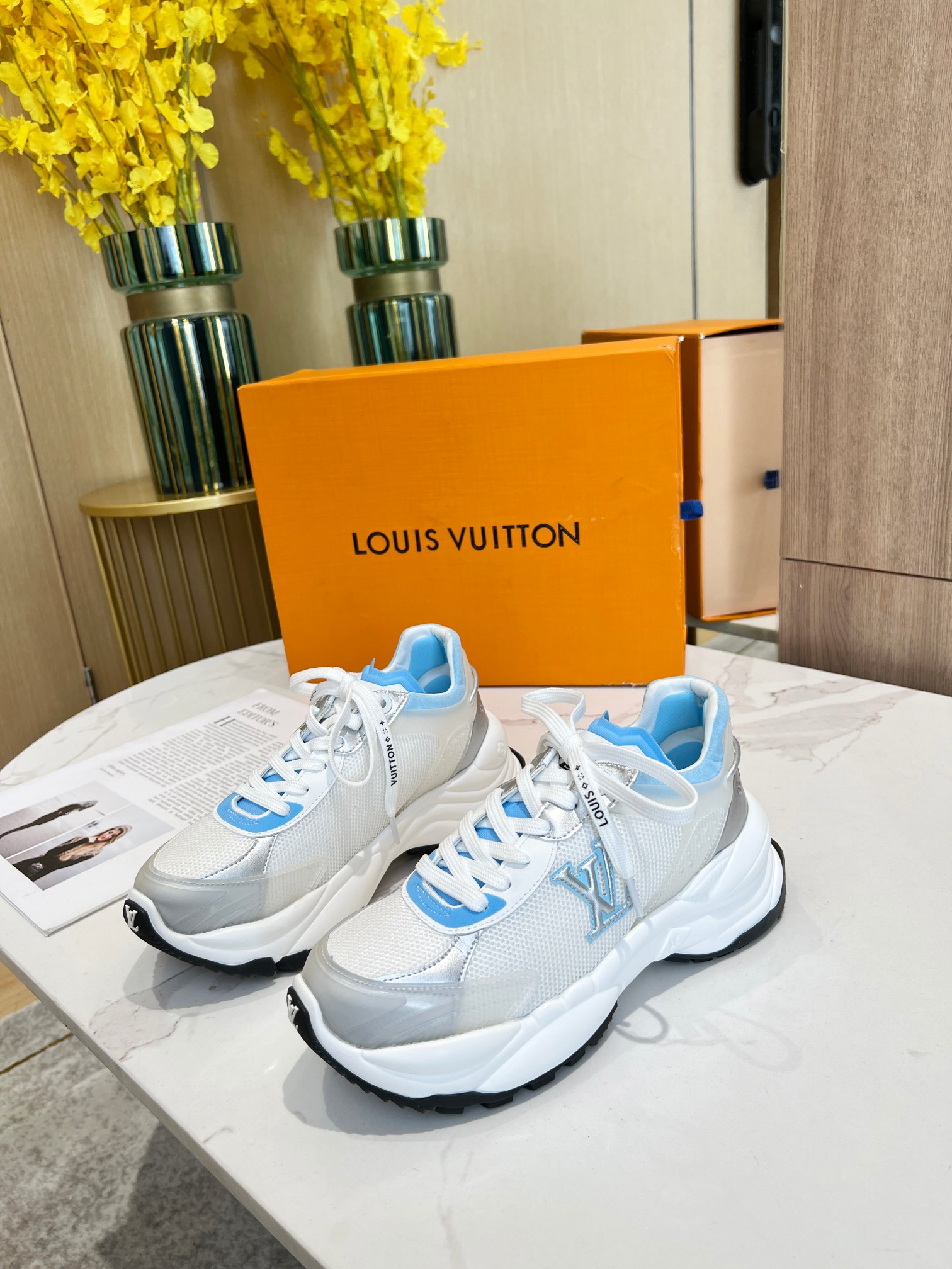 L0vis Vvtt0n Run 55 Sneaker White For Women