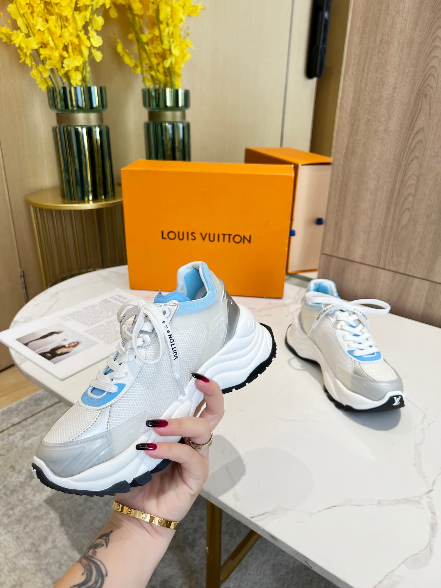 L0vis Vvtt0n Run 55 Sneaker White For Women