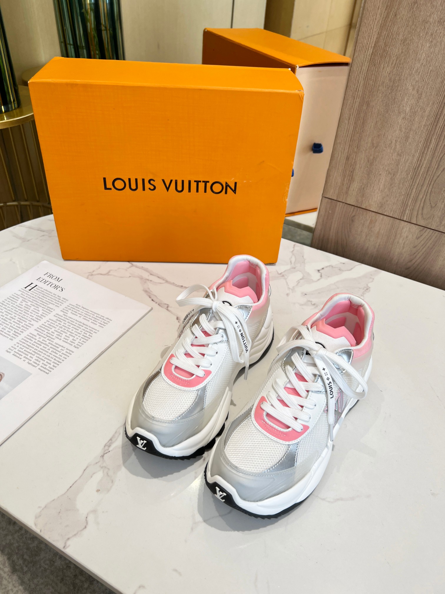 L0vis Vvtt0n Run 55 Sneaker Pink For Women 1ABVI8