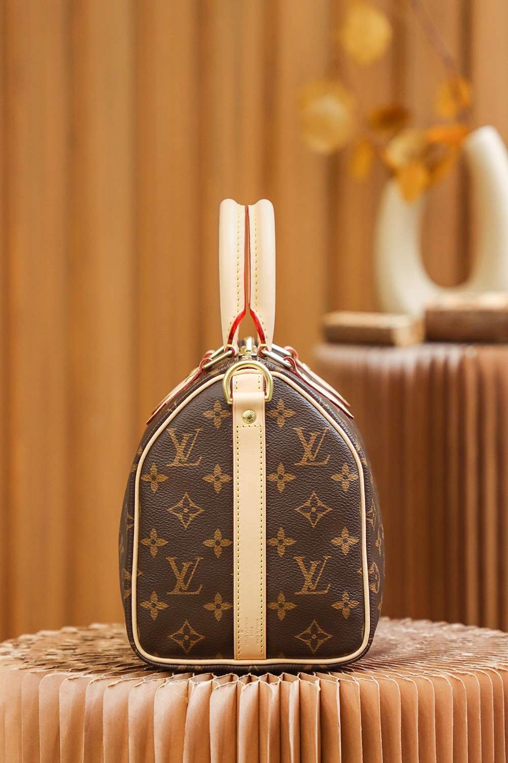 L0vis Vvtt0n Speedy Bandouliere 25 Brown For Women 25cm / 9.8in M41113