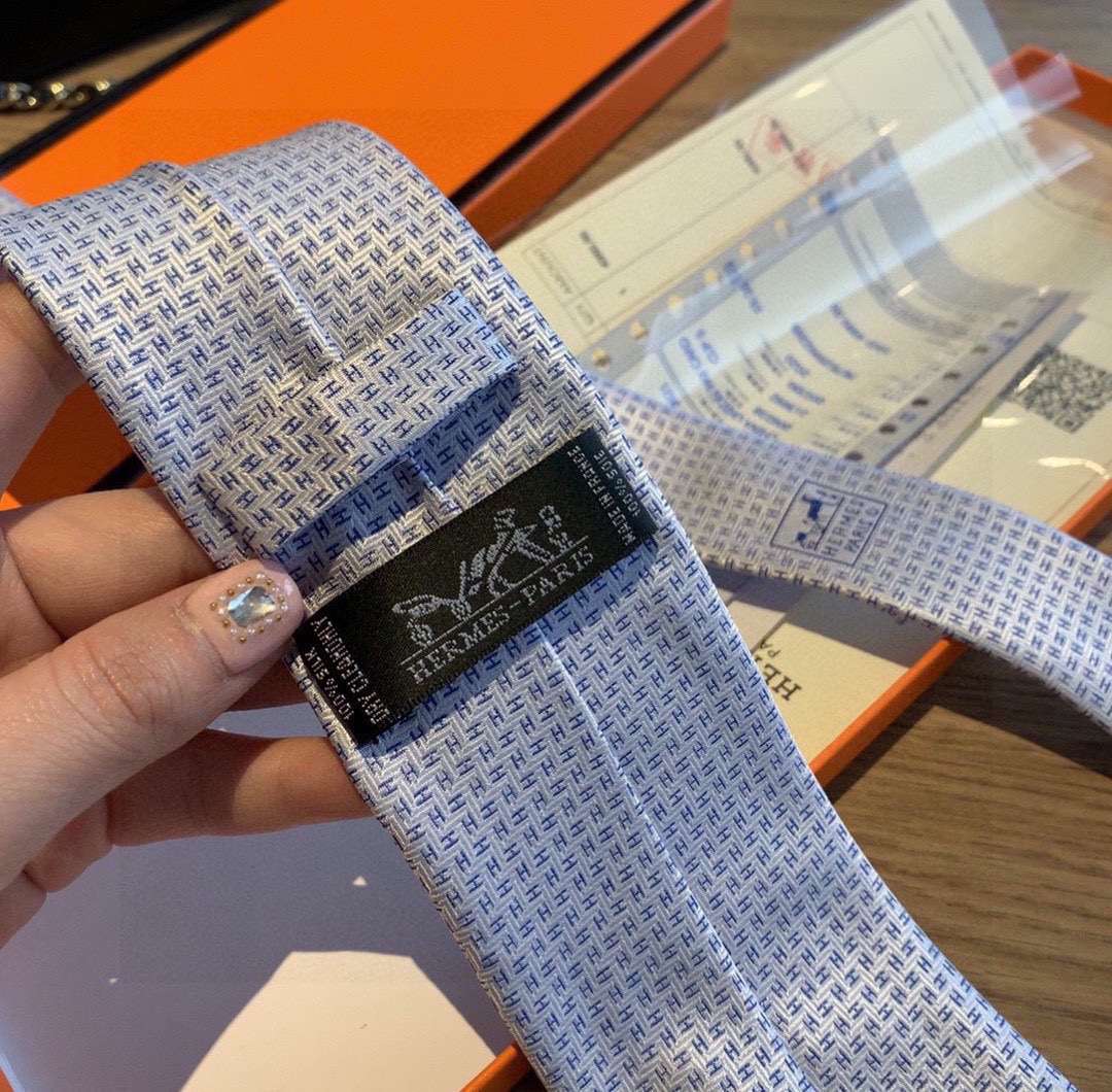 H**me5 Tie 7 Faconnee New H Grey For Men