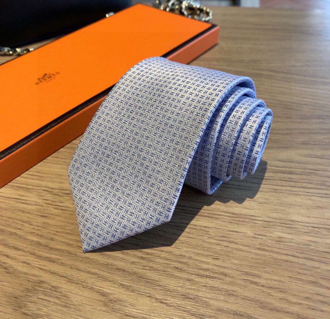 H**me5 Tie 7 Faconnee New H Grey For Men