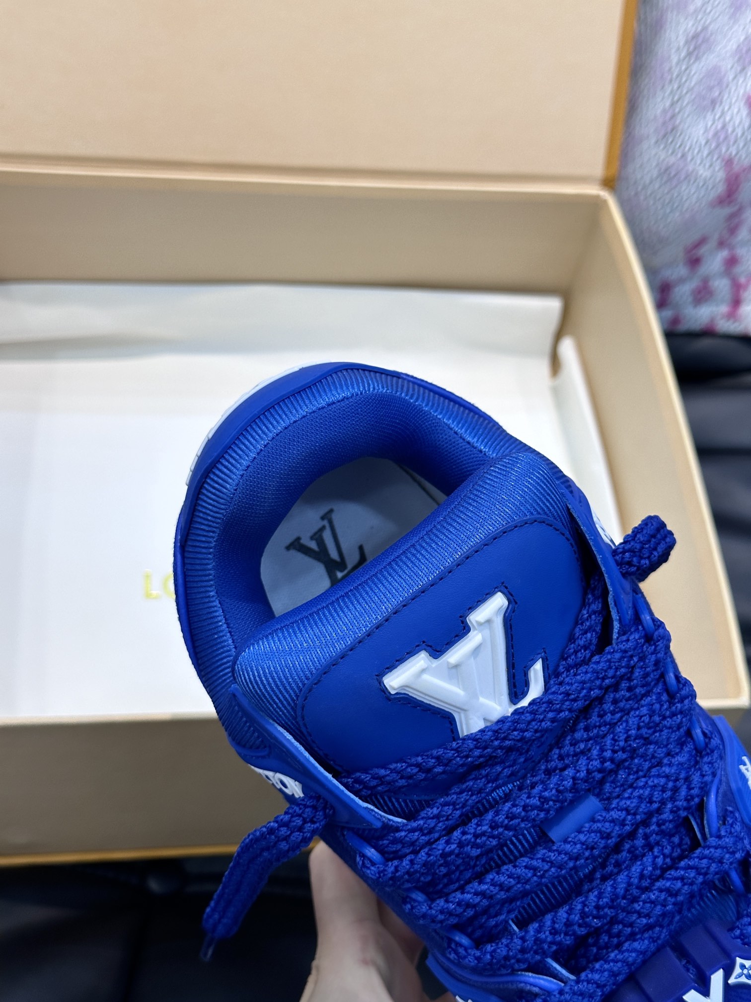 L0vis Vvtt0n Trainer Maxi Sneaker LV Blue For Women