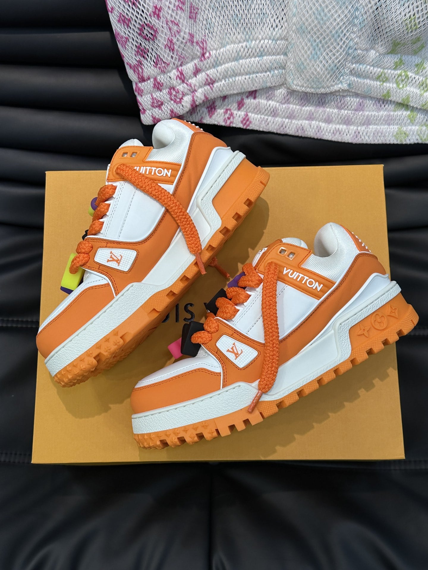 L0vis Vvtt0n Trainer Maxi Sneaker LV Orange For Women