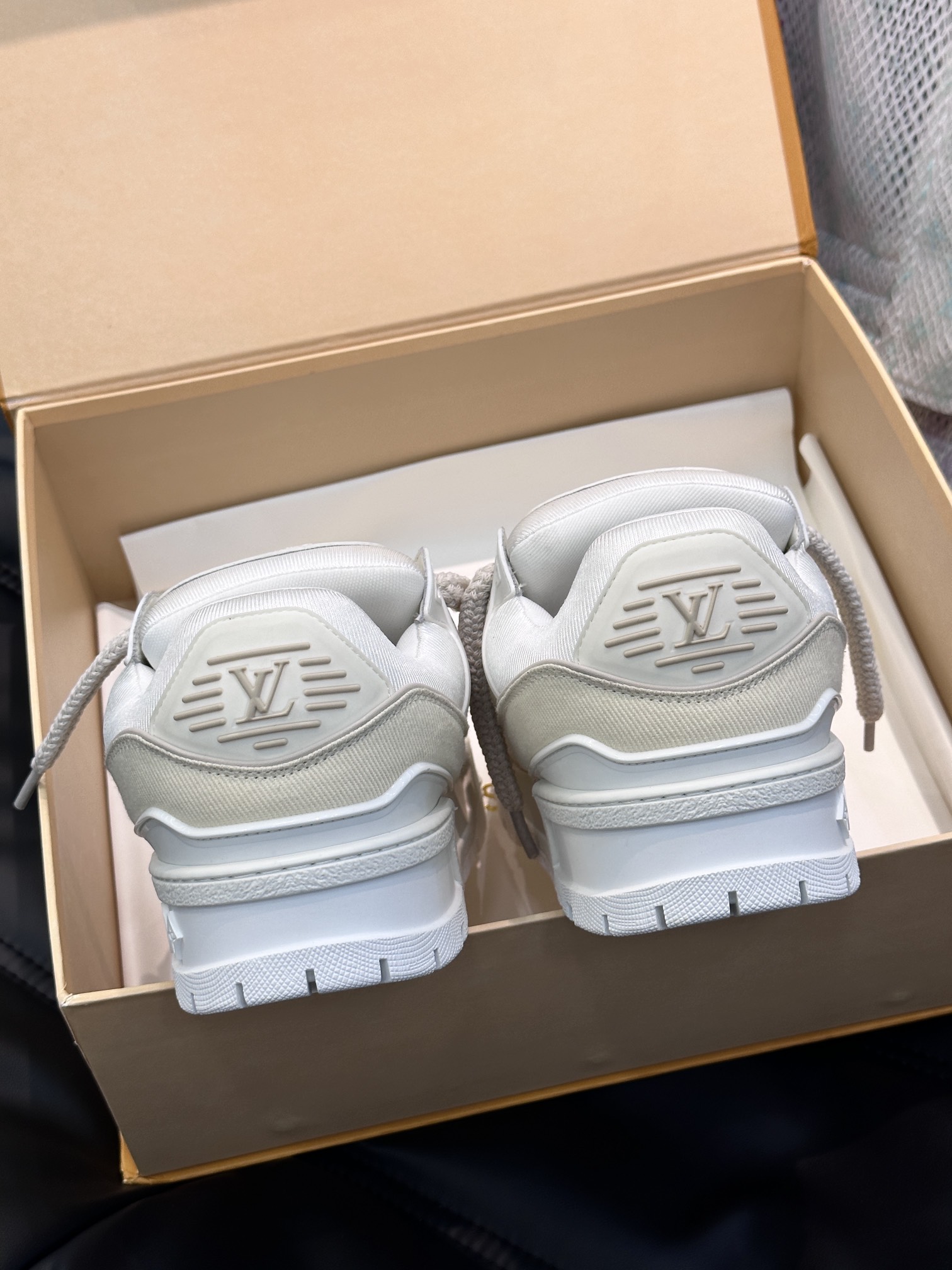 L0vis Vvtt0n Trainer Maxi Sneaker LV Beige For Women