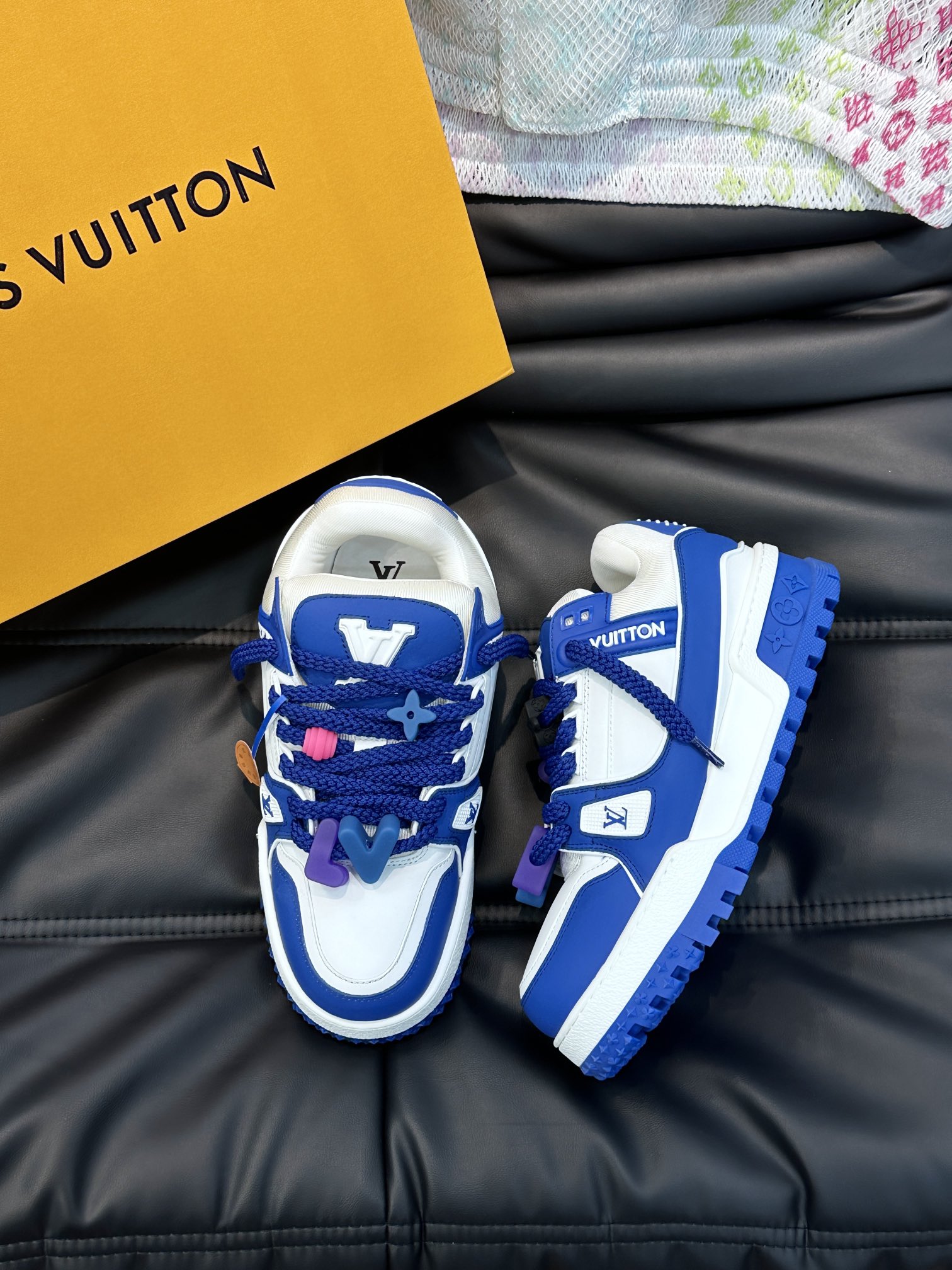 L0vis Vvtt0n Trainer Maxi Sneaker LV Blue For Women