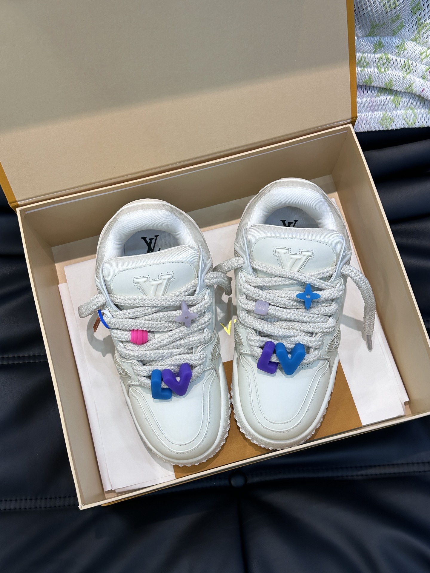 L0vis Vvtt0n Trainer Maxi Sneaker LV White For Women