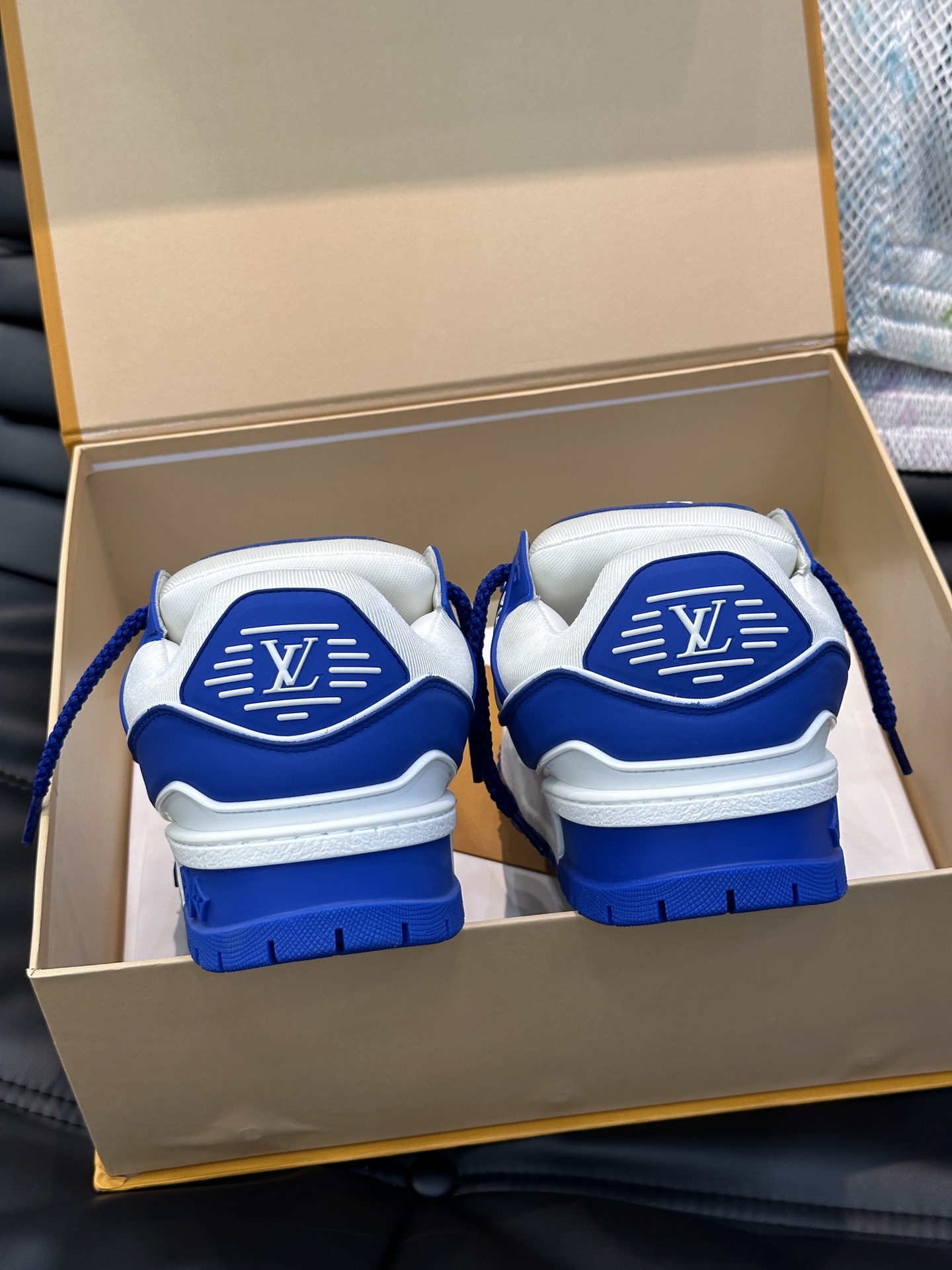 L0vis Vvtt0n Trainer Maxi Sneaker LV Blue For Women