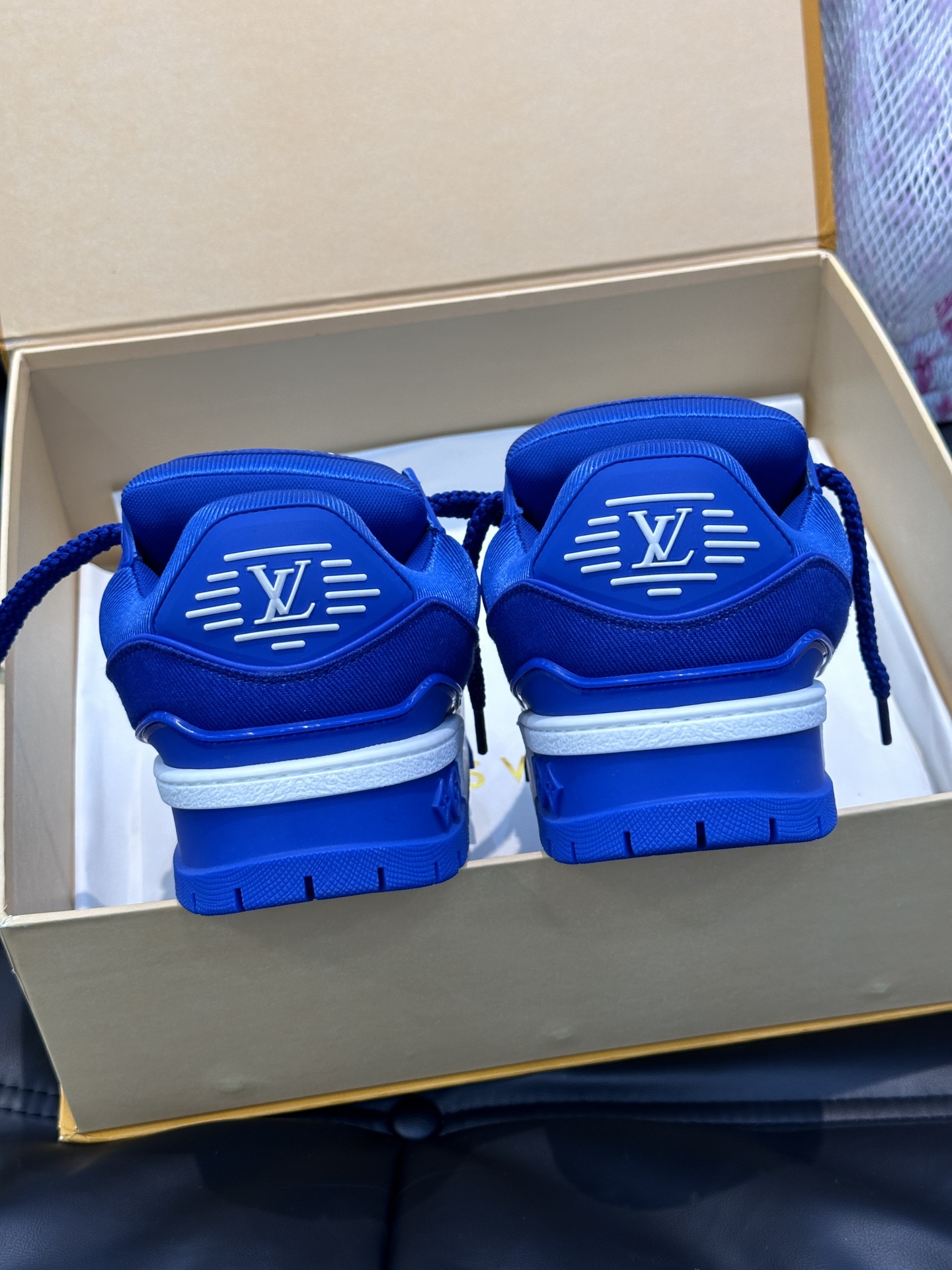 L0vis Vvtt0n Trainer Maxi Sneaker LV Blue For Women
