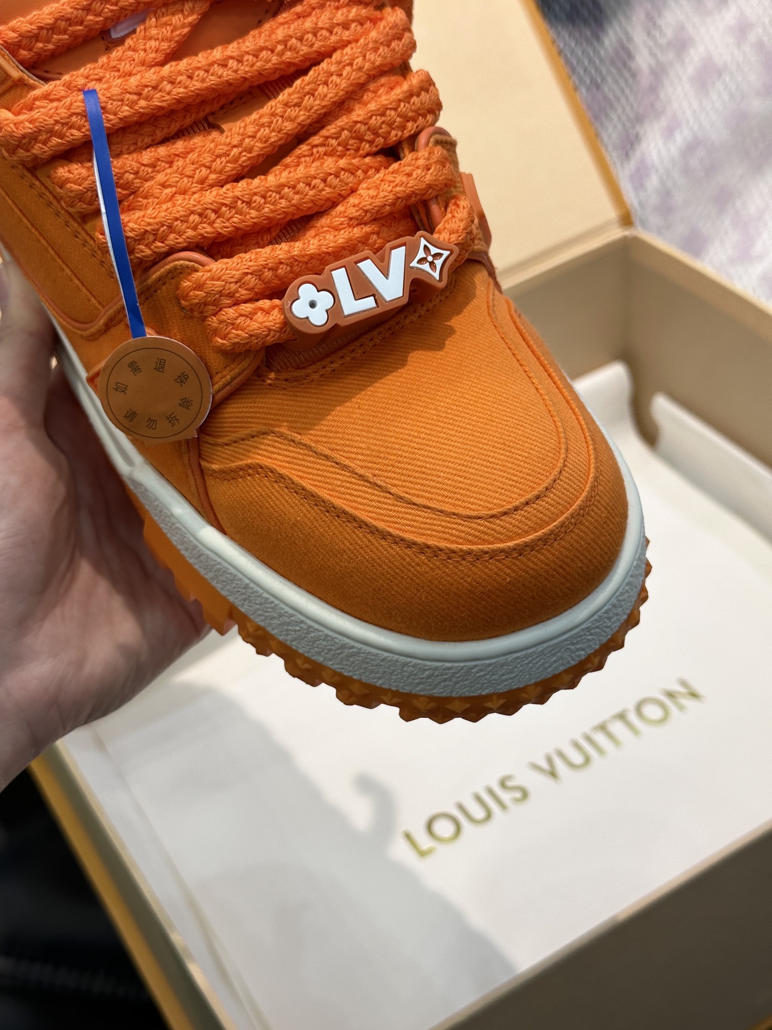 L0vis Vvtt0n Trainer Maxi Sneaker LV Orange For Women