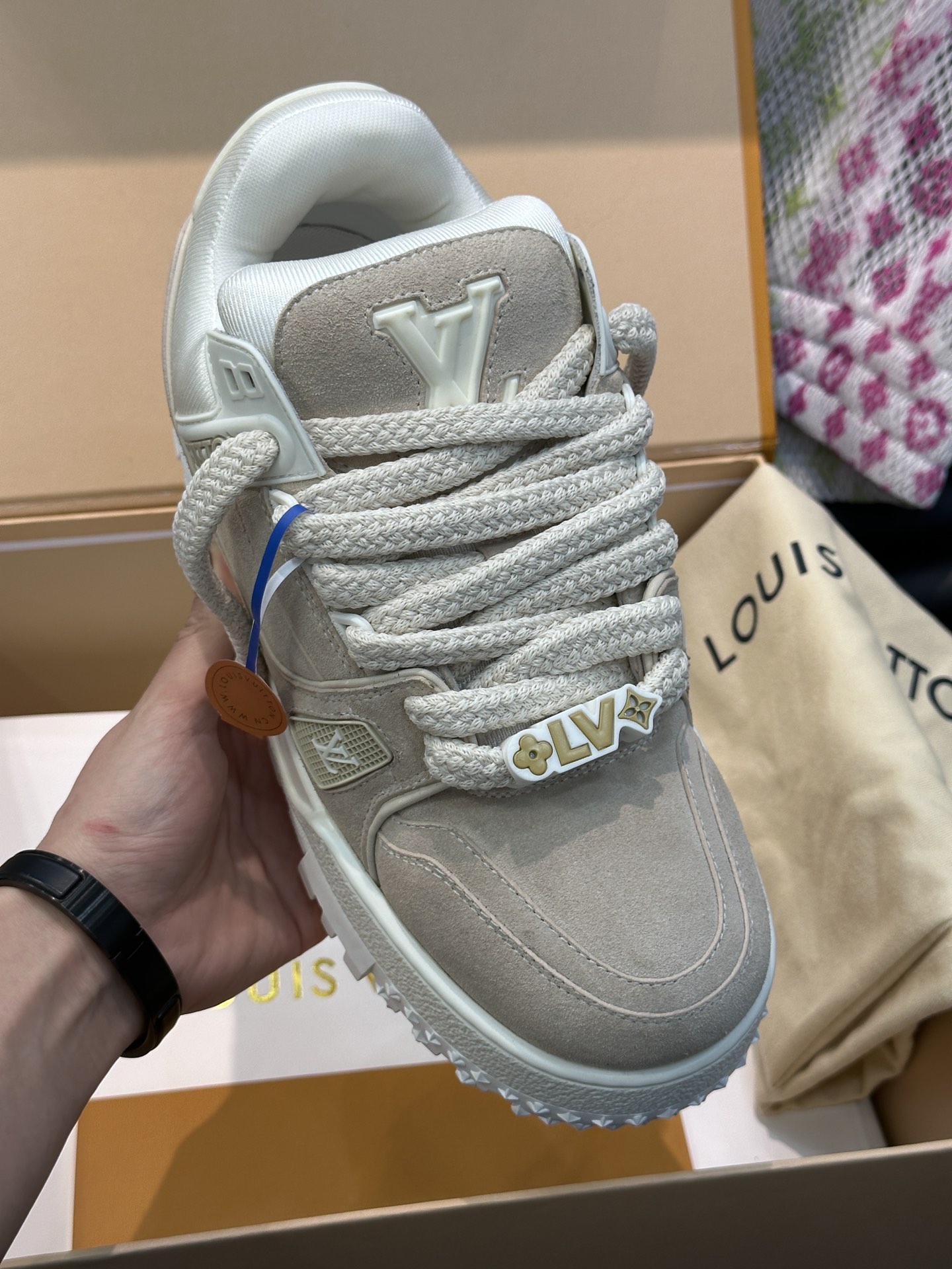 L0vis Vvtt0n Trainer Maxi Sneaker LV Grey For Women
