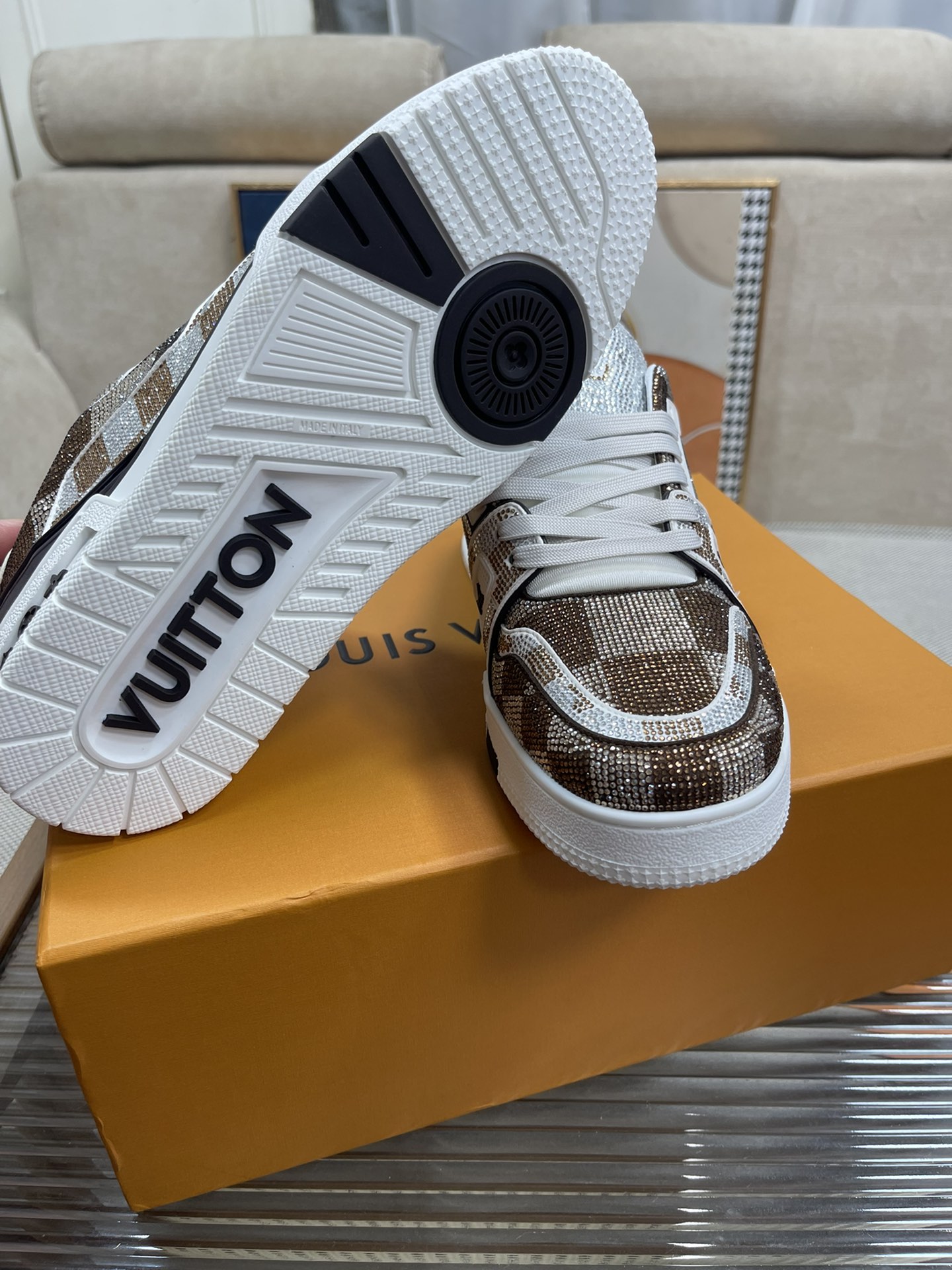 L0vis Vvtt0n Trainer Sneaker LV Brown For Women