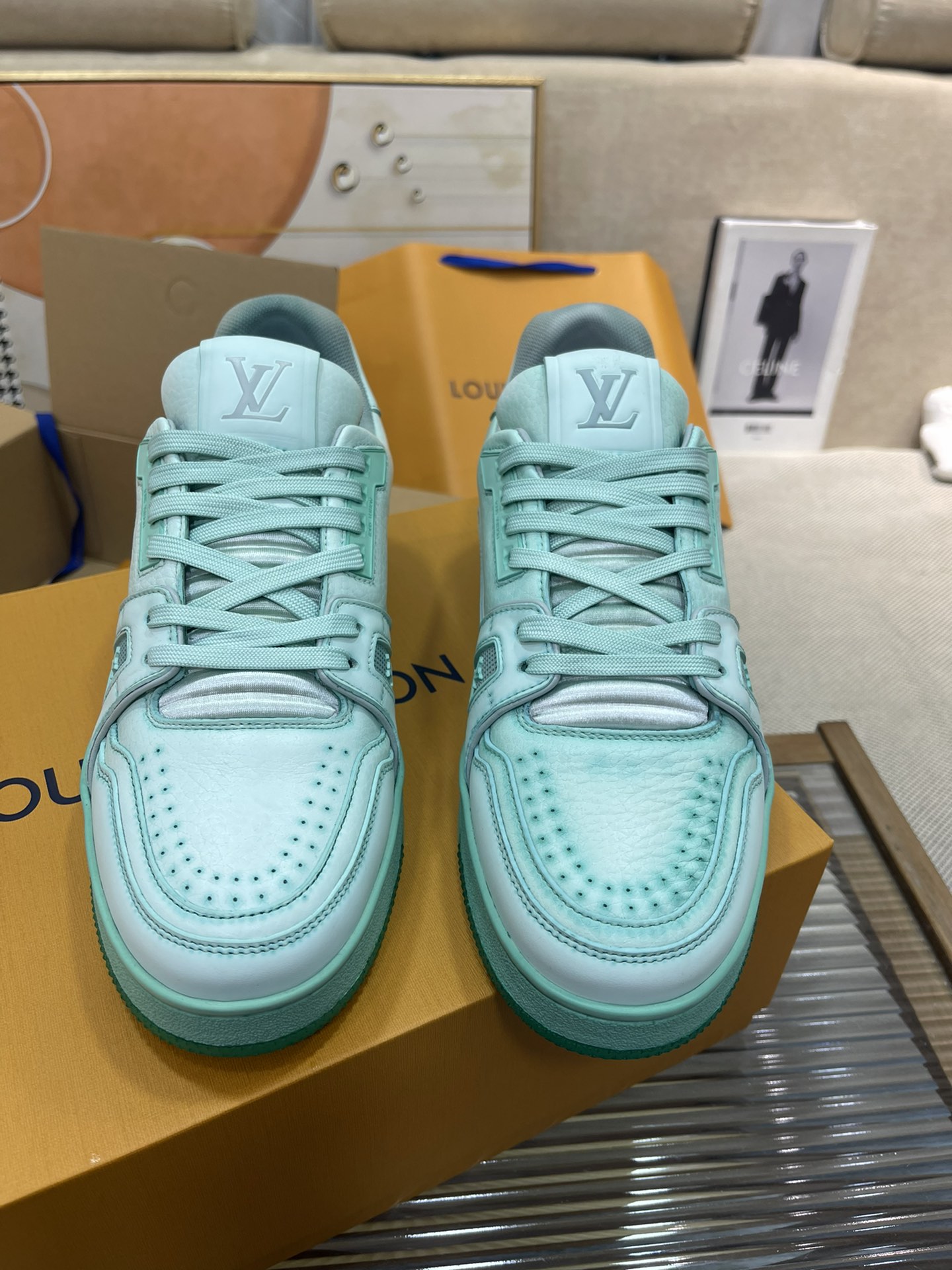 L0vis Vvtt0n Trainer Sneaker LV Mint For Women