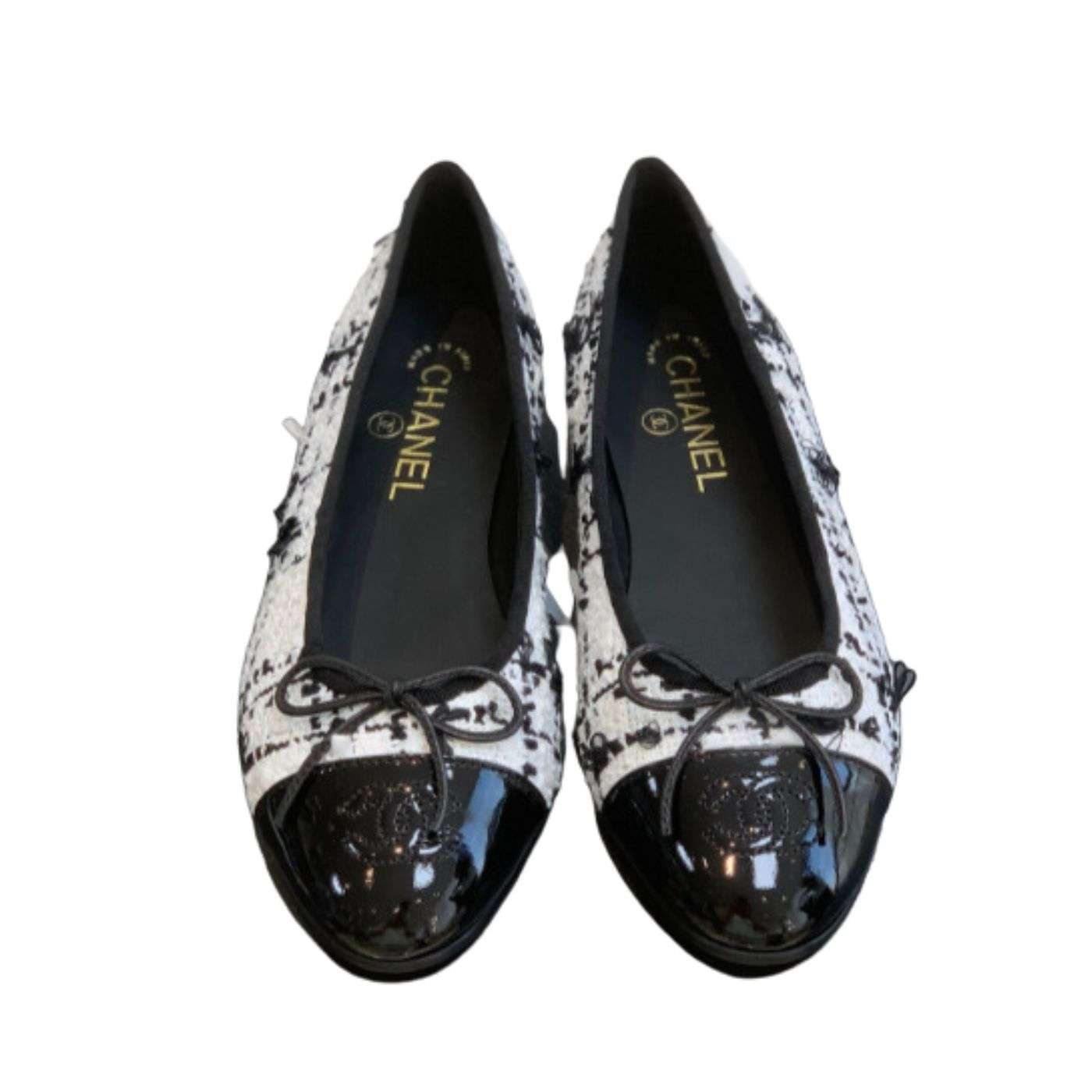 Ch**el Ballet Flats White For Women