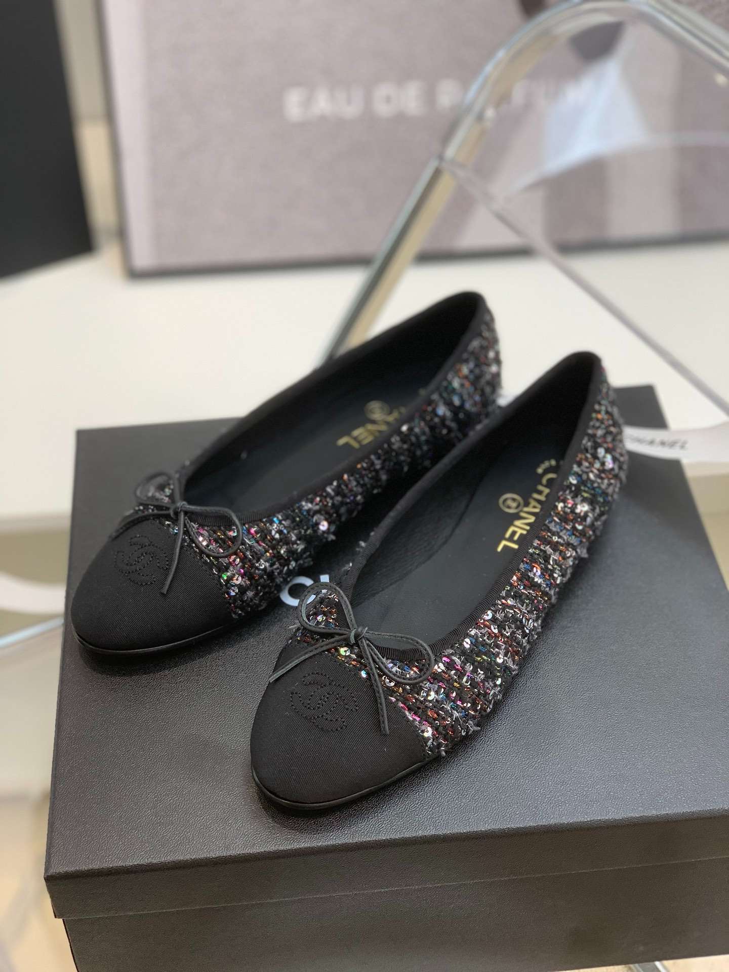 Ch**el Ballet Flats Multicolor For Women
