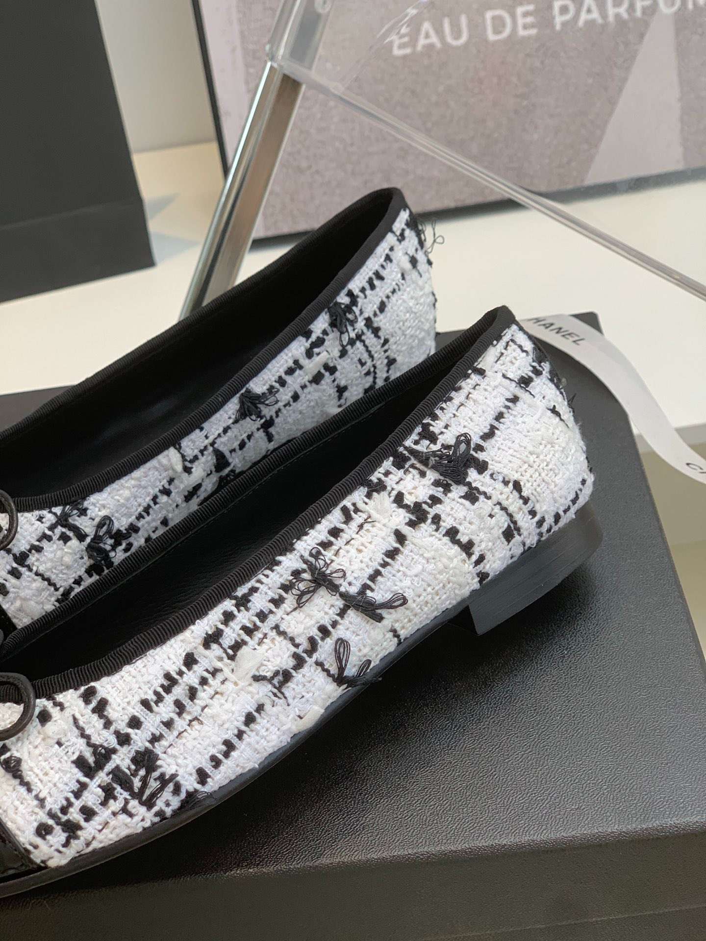 Ch**el Ballet Flats White For Women