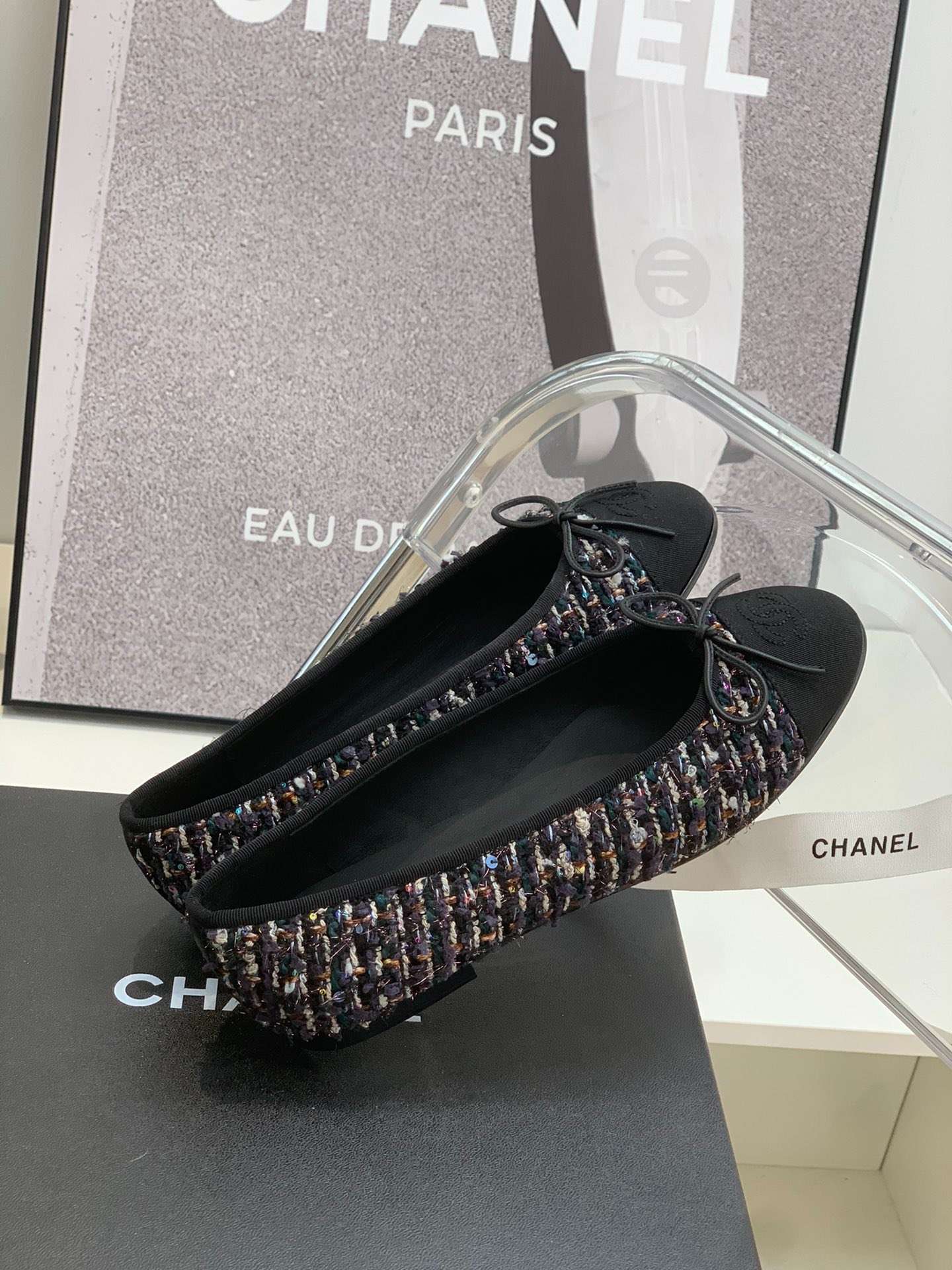 Ch**el Ballet Flats Multicolor For Women