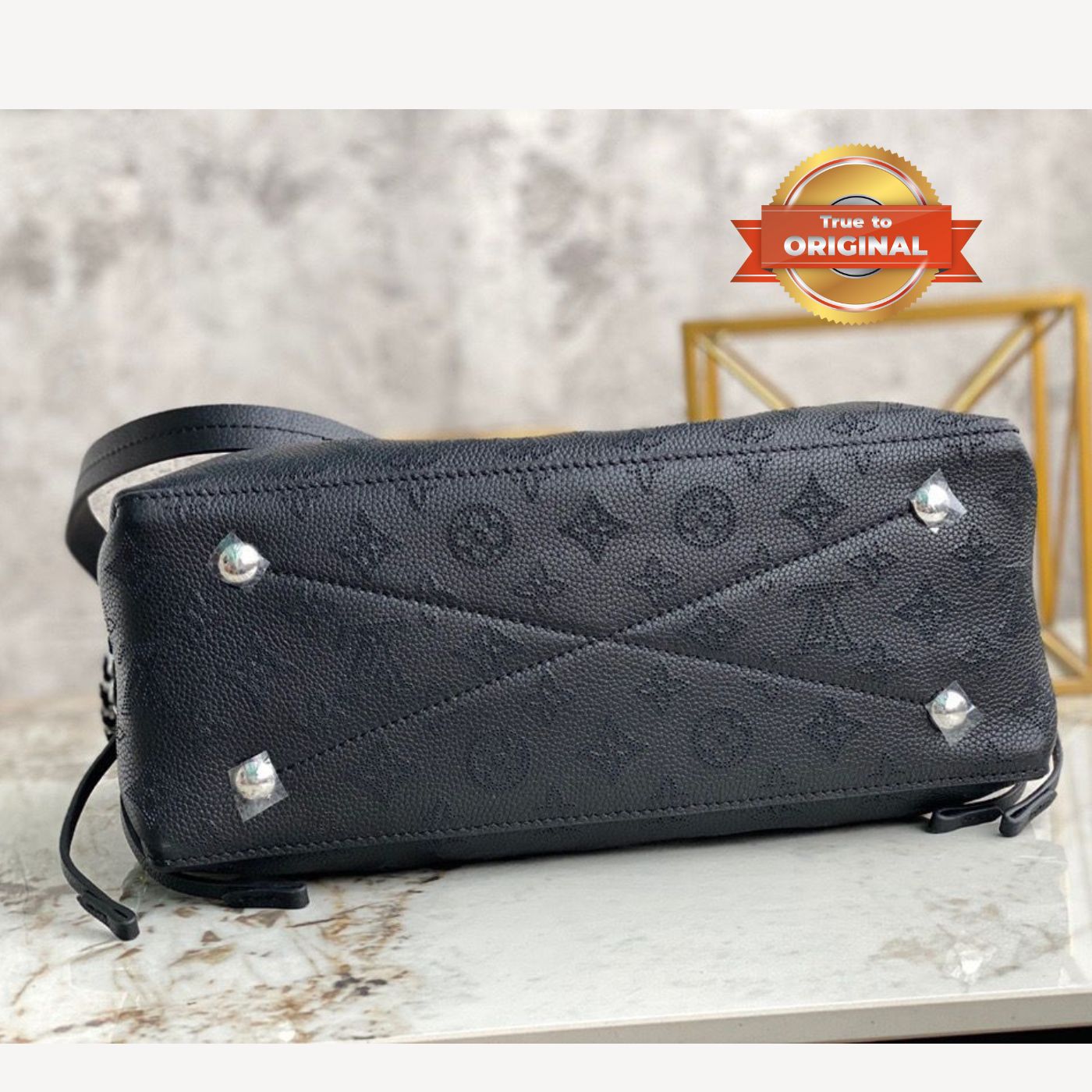 [True-to-ORIGINAL] L0vis Vvtt0n Bella Tote Mahina Black For Women 12.6in/32cm LV M59200