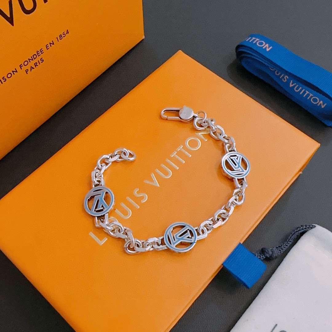 L0vis Vvtt0n Rock Punk Bracelet Silver For Women
