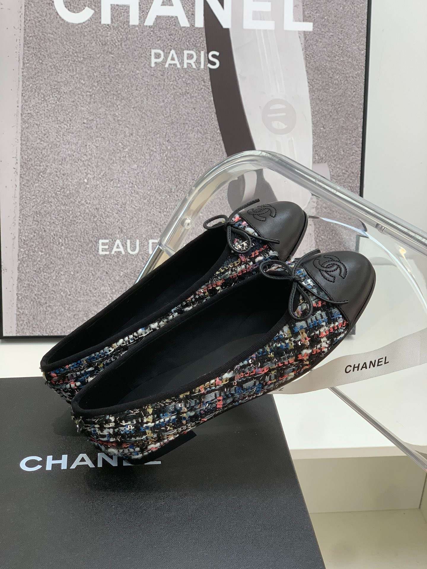 Ch**el Ballet Flats Multicolor For Women