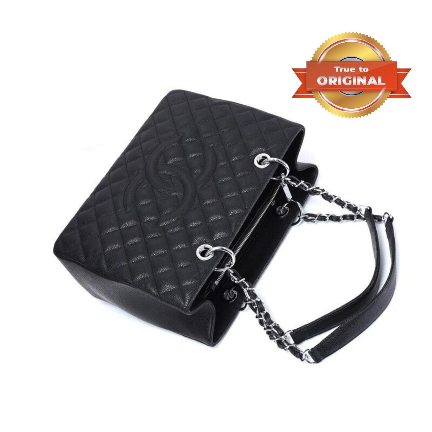 [True-to-ORIGINAL] Ch**el Classic Tote Bag Black For Women 13.3in/34cm