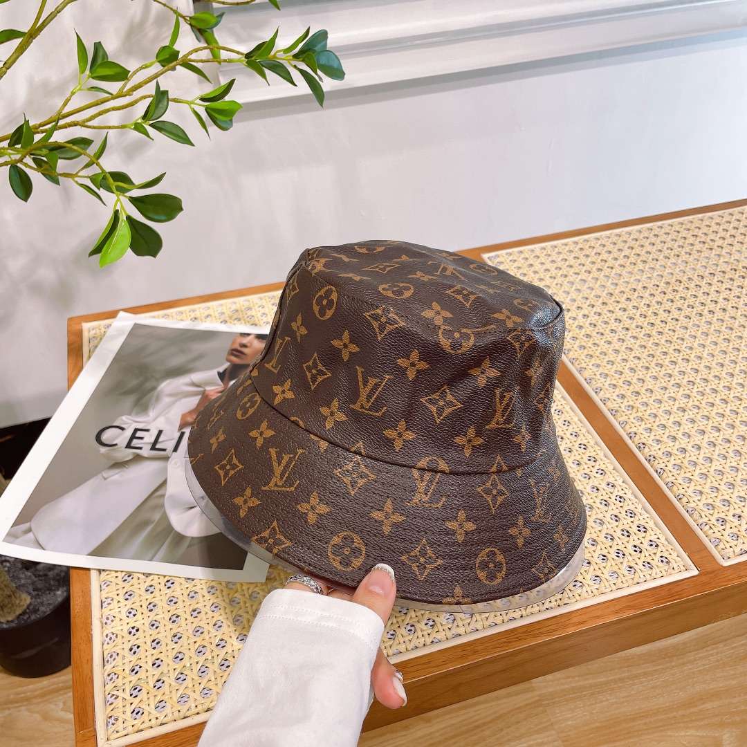 L0vis Vvtt0n Monogram Bucket Hat Brown For Women