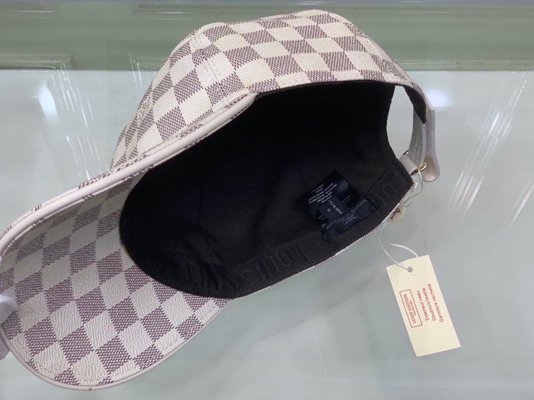 L0vis Vvtt0n Damier Azur Cap White For Men
