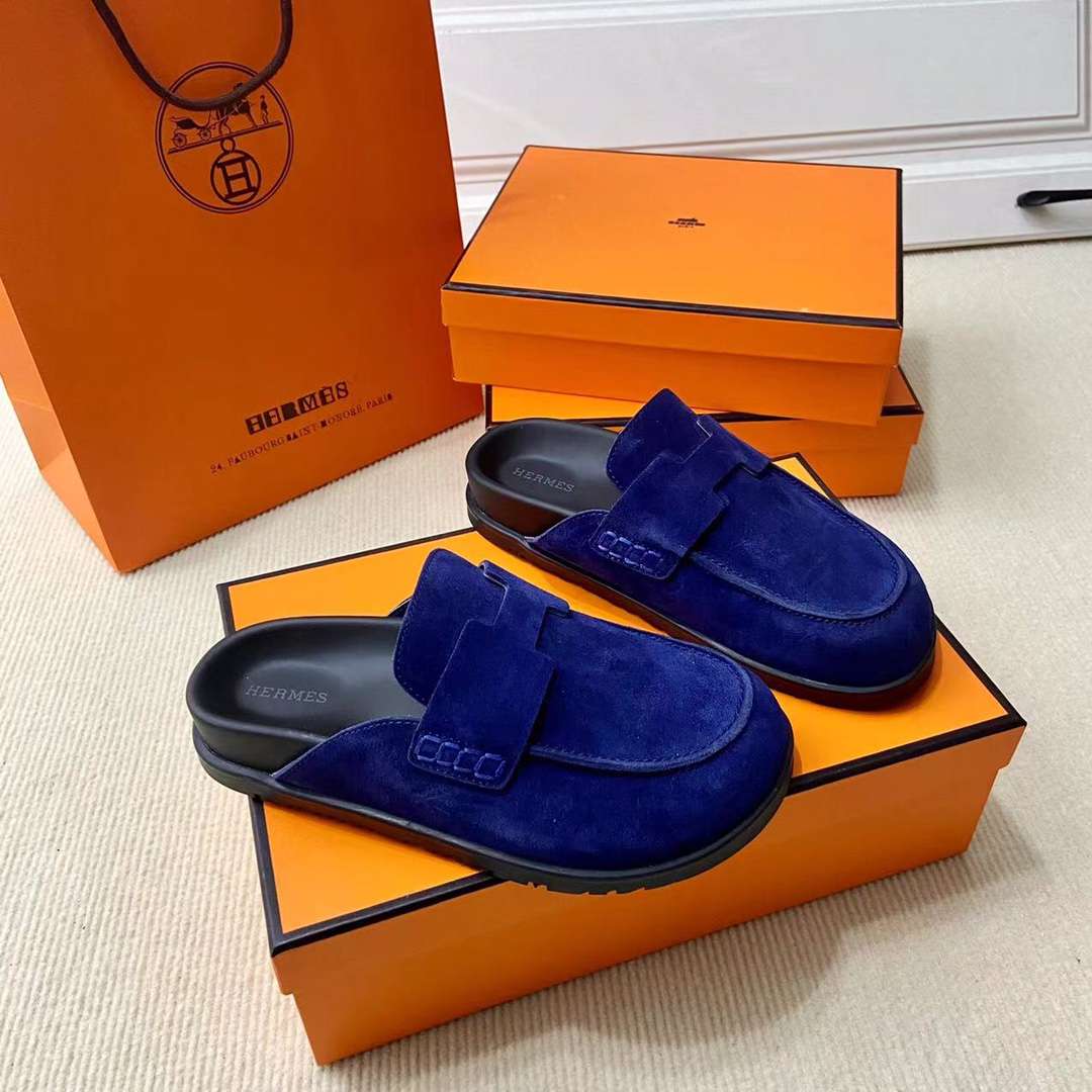 H**me5 Go Mule Navy Blue For Men