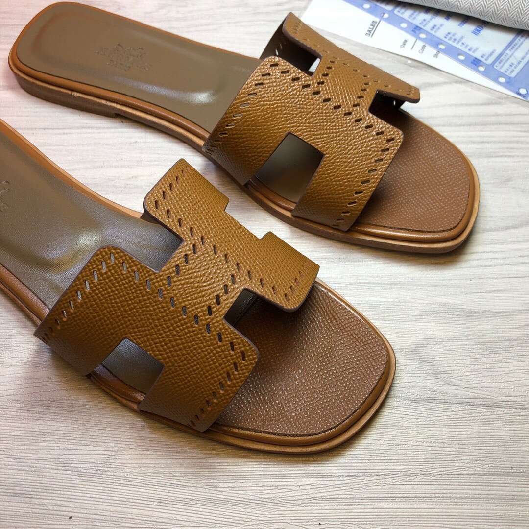 H**me5 Oran Sandal Dark Brown For Women