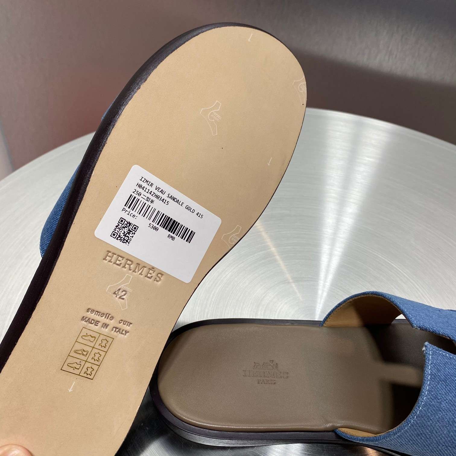 H**me5 Oran Sandal Blue For Men
