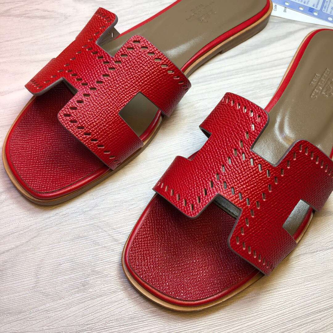 H**me5 Oran Sandal Red For Women
