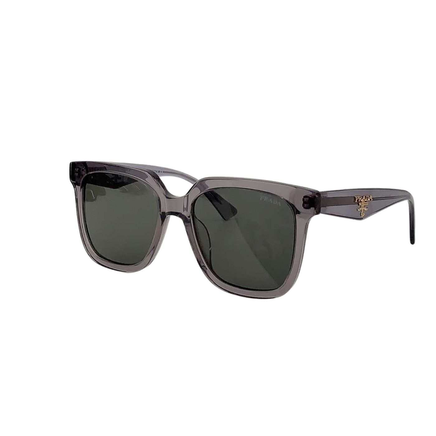 Pra*a Sunglasses Squares Gradient Dark Grey For Women