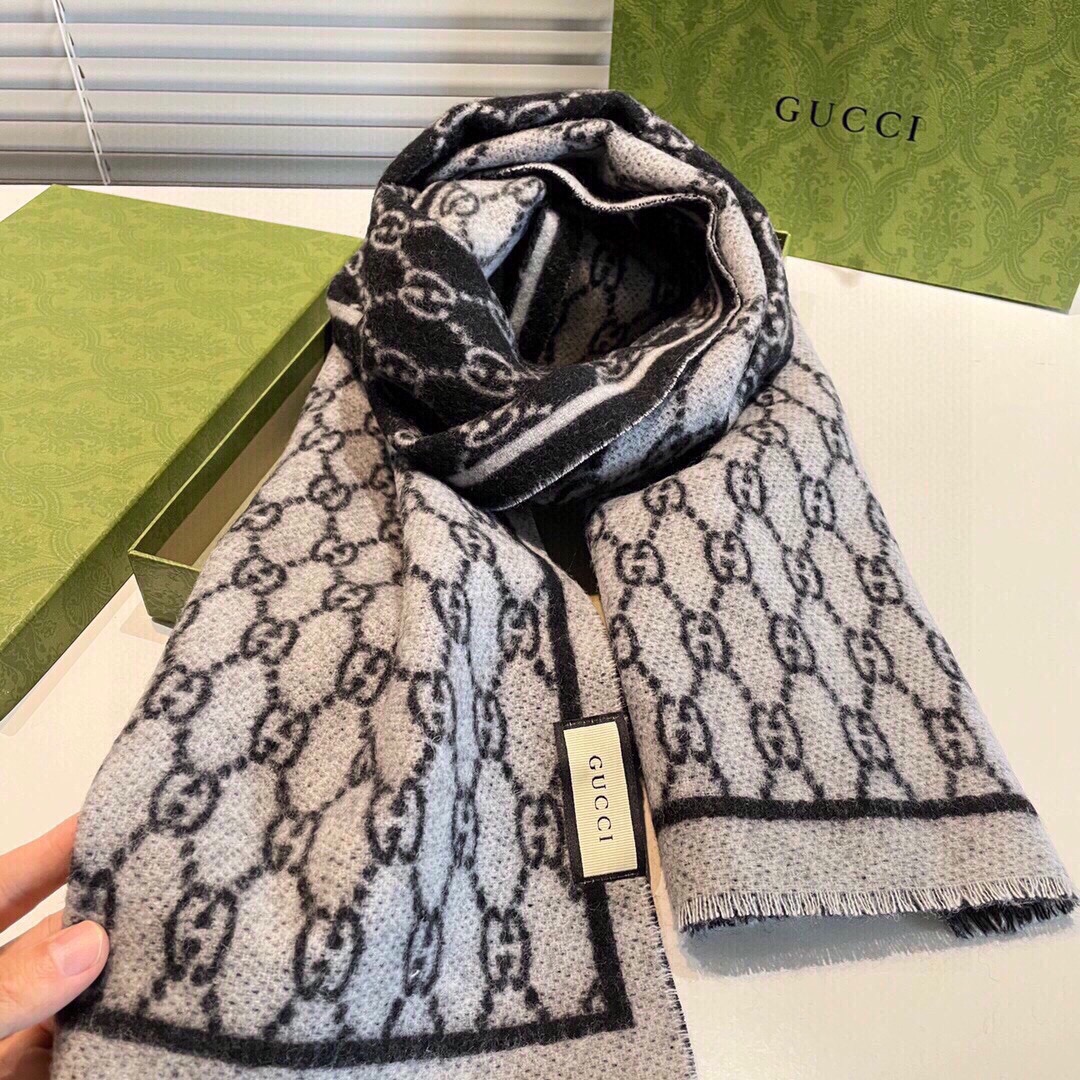 Gvc*1 Double Sided Scarf Black For Women