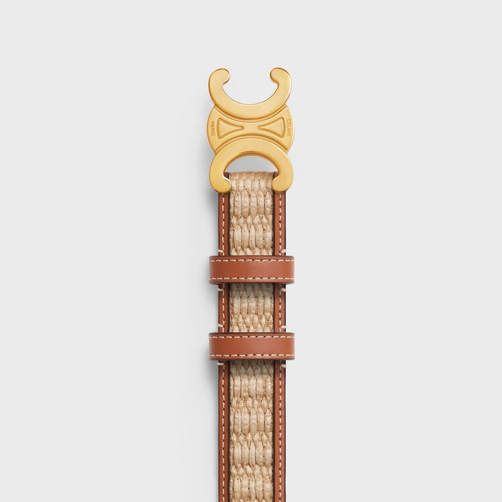 Ce1i*e Medium Triomphe Belt For Women- 45AZL2AIT.04LU