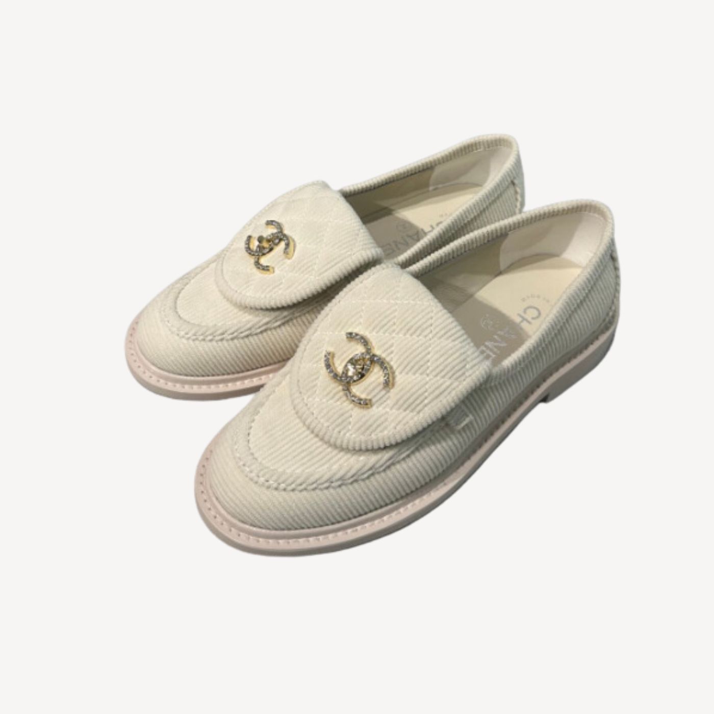 Ch**el Moccasins Cream For Women