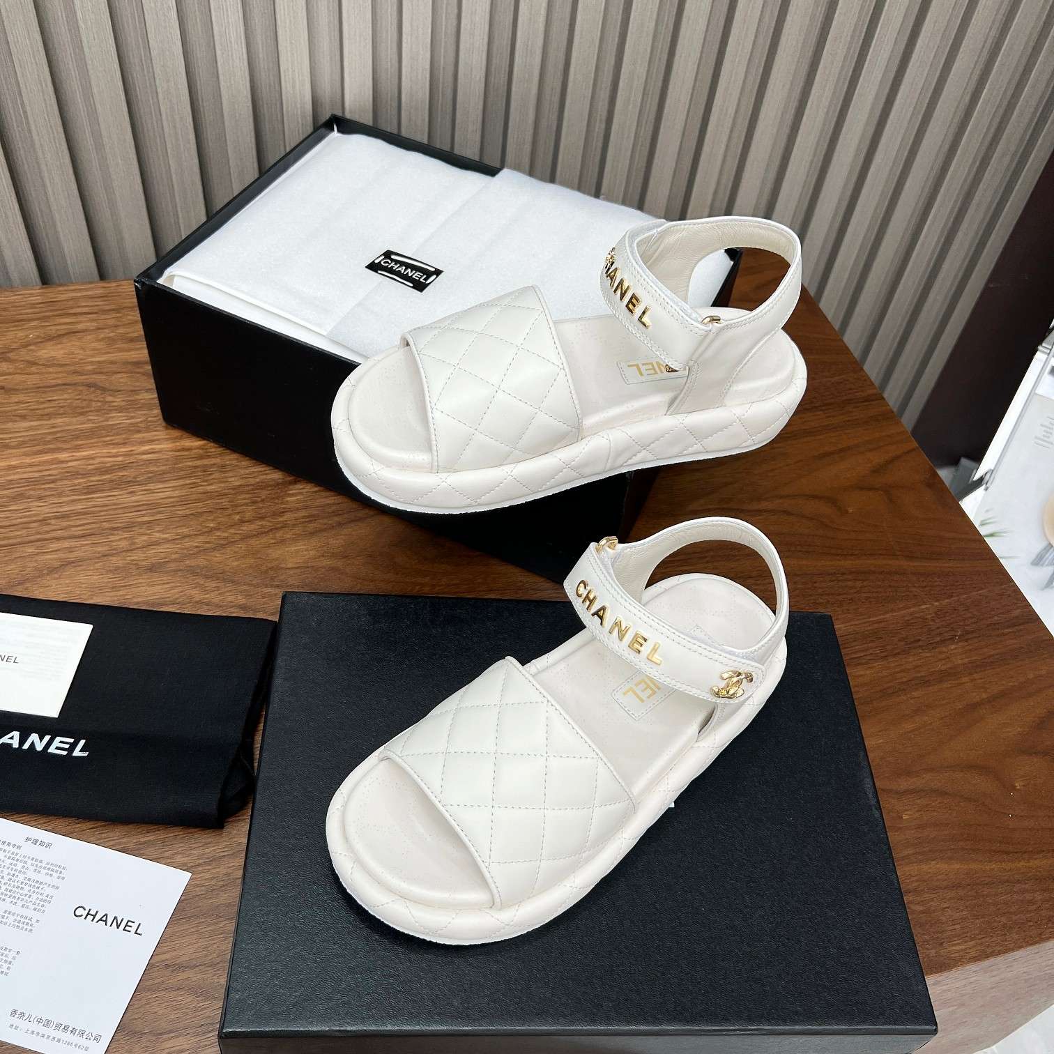 Ch**el Sandals White For Women