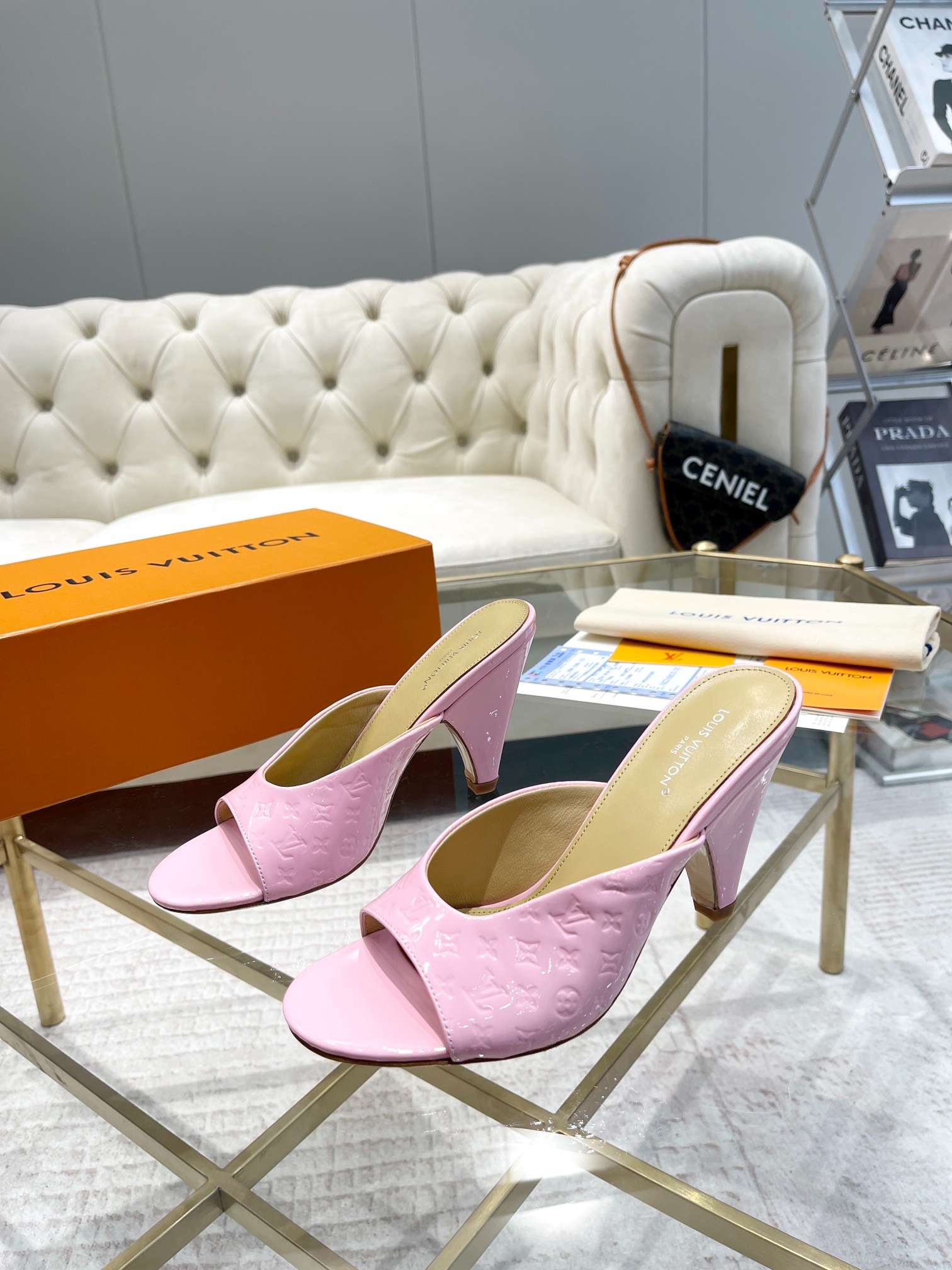 L0vis Vvtt0n S*per Mule White For Women 1ACJ51