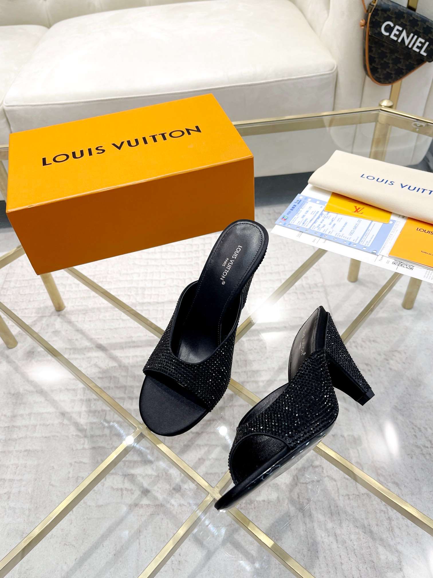 L0vis Vvtt0n S*per Mule Black For Women