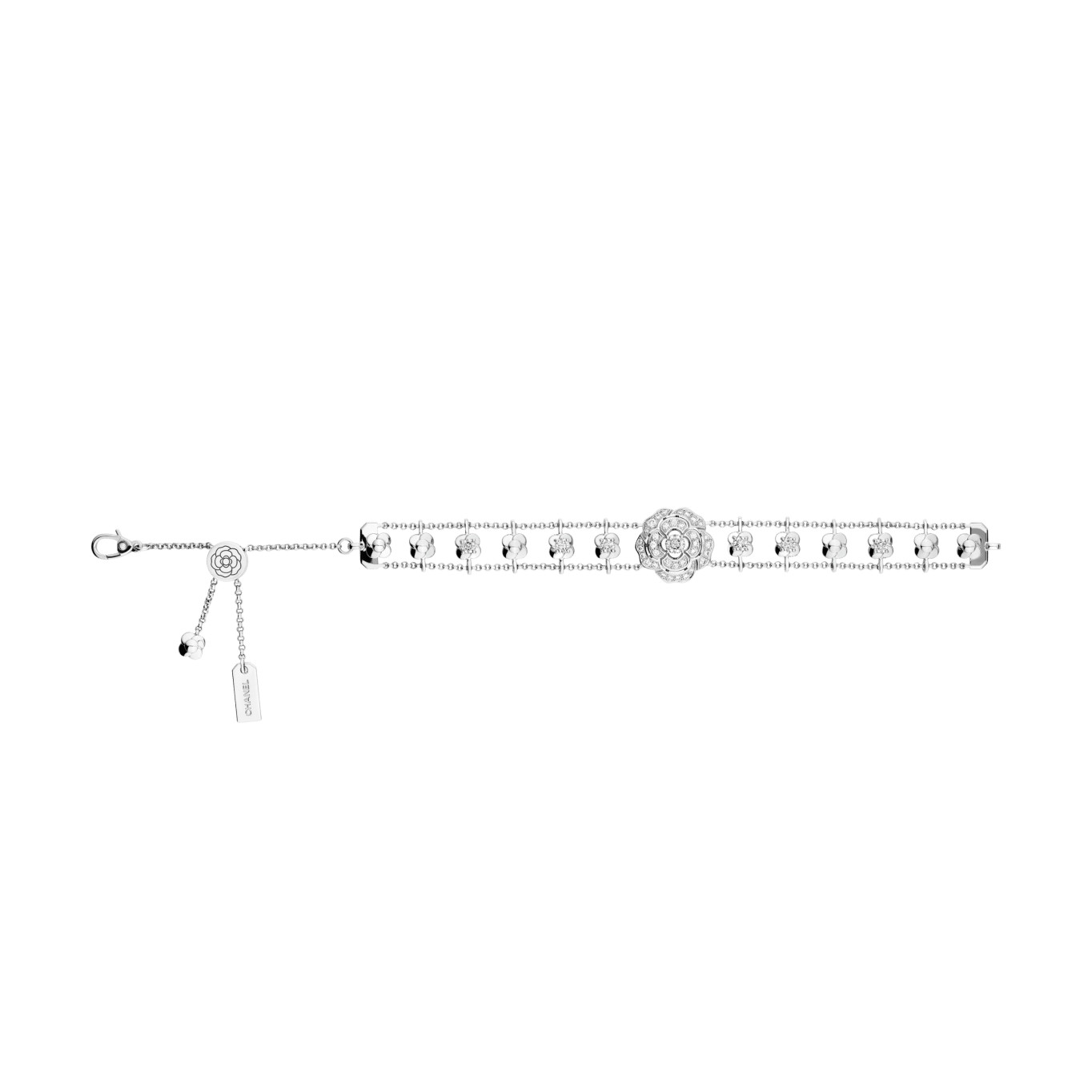 Bouton De Camélia Bracelet White Gold For Women J12065, 3599591874024