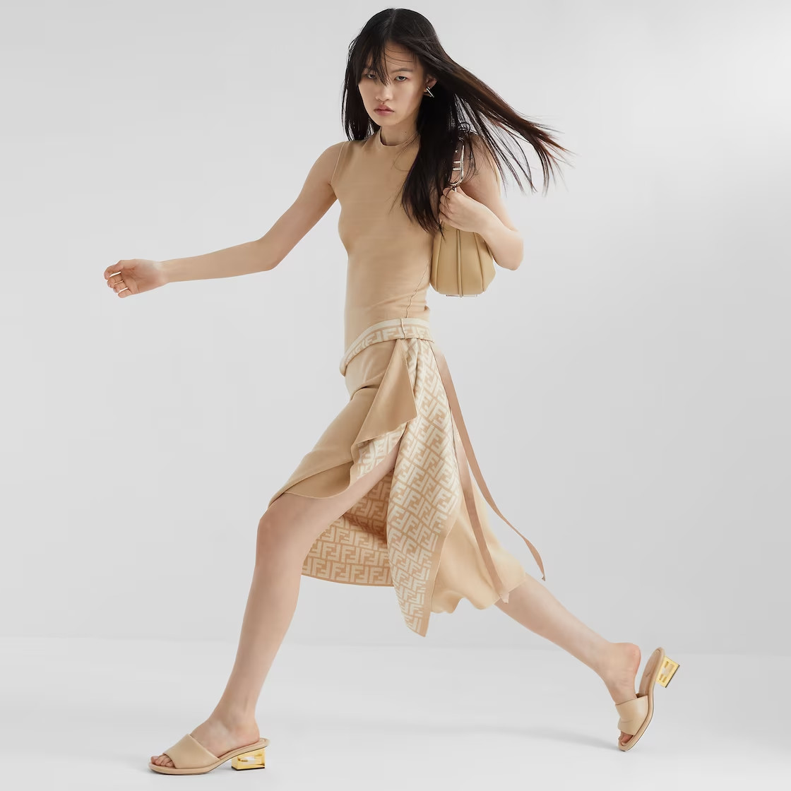 Baguette Beige For Women- 8R8412NBAF1KCU