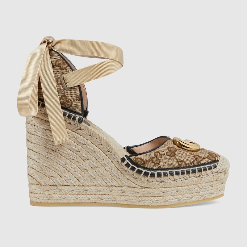 Gvc*1 Women GG Matelasse Platform Espadrille – ‎‎621240 HVK60 9764