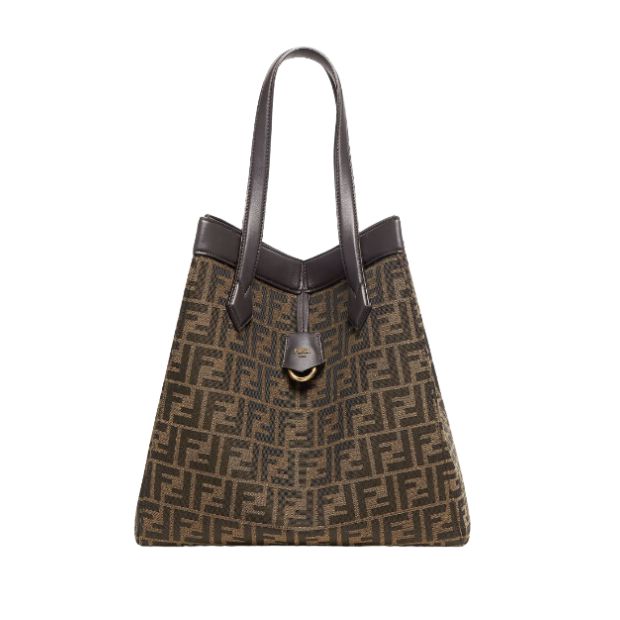 F**di Origami Large Brown Bag For Women 8BH415AFPMF1GL7 – 32.5 Cm/ 12.7 Inches