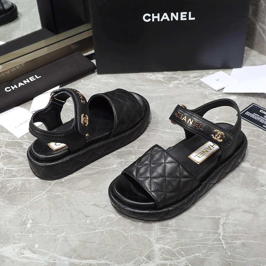 Ch**el Sandal Black For Women