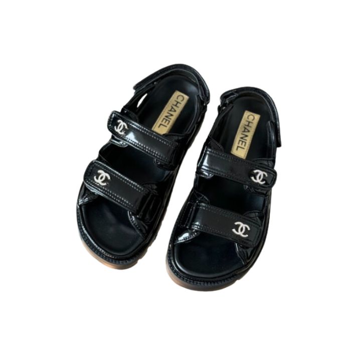 Ch**el Sandals Black For Women