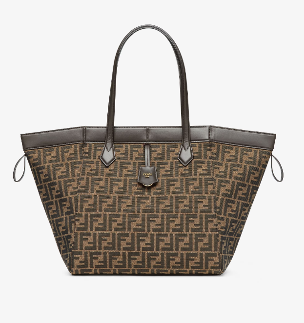 F**di Origami Large Brown Bag For Women 8BH415AFPMF1GL7 – 32.5 Cm/ 12.7 Inches