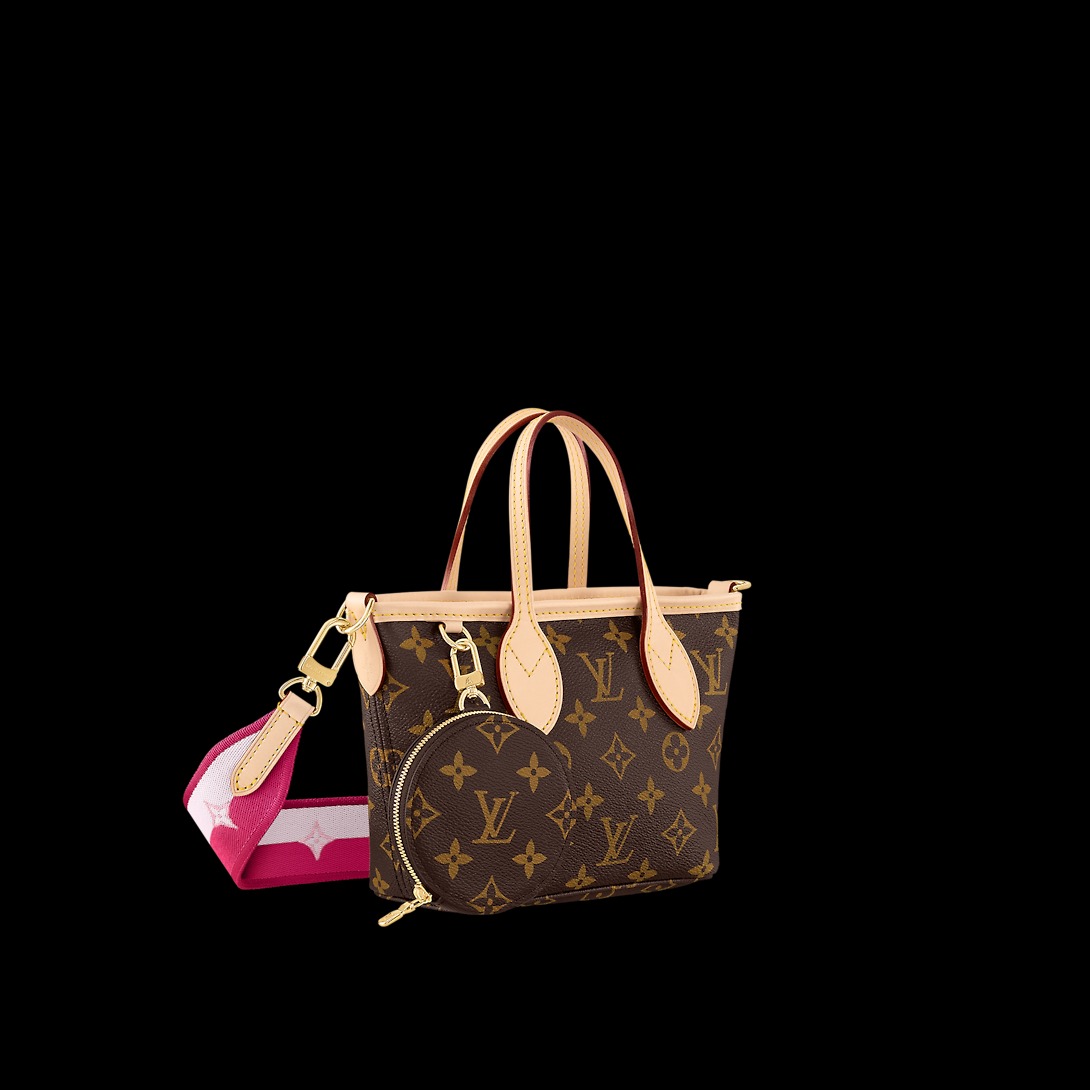 L0vis Vvtt0n Neverfull BB Bag Pink Peony For Women M46786- 23.8 Cm/ 9.4 Inches